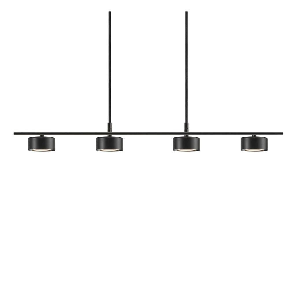 Nordlux - Clyde 4-Skinne LED, Sort
