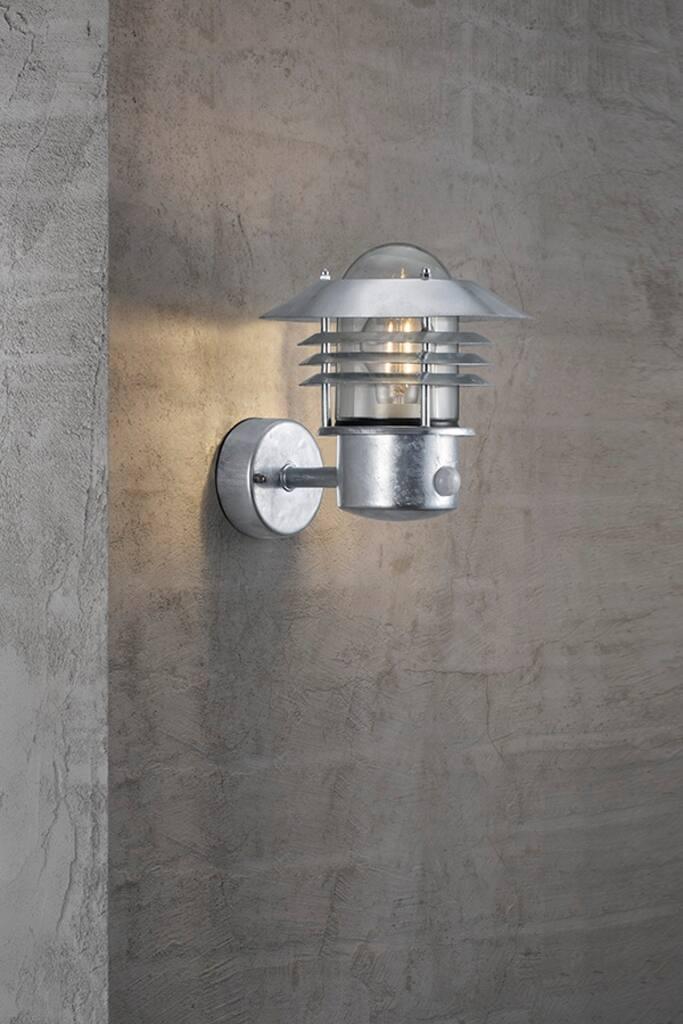 Vejers E27 Sensor, Galvaniseret Stål - Nordlux