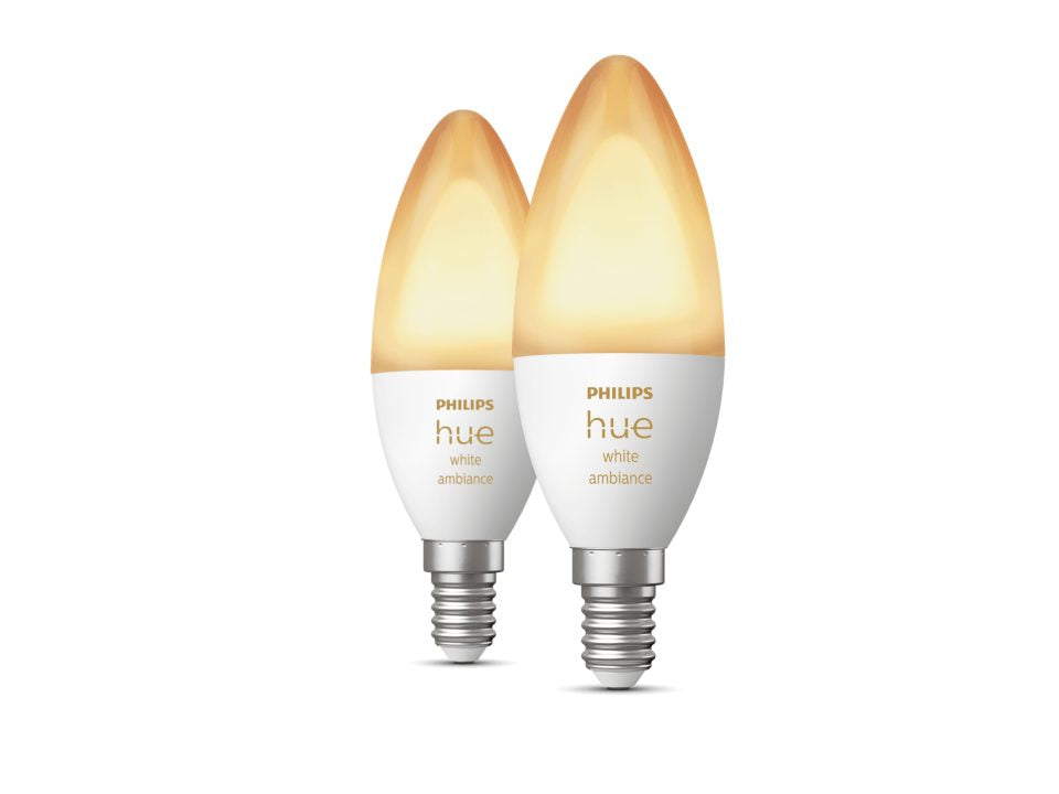 Philips Hue Kerte 4W E14 470lm v,.4000K WA 2pak BT