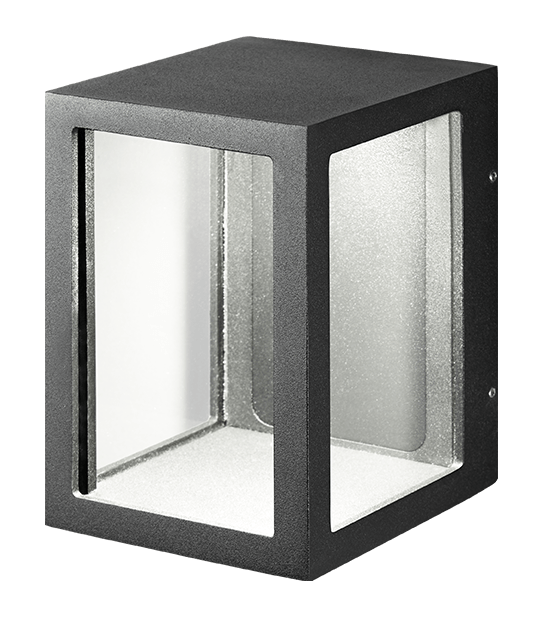 Light Point væglampe i sortlakeret aluminium