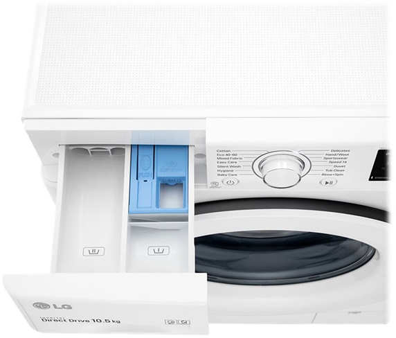 LG F4WV210N0W - Frontbetjent vaskemaskine