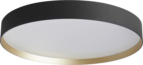LOOM Design Lucia 805-008 Sort/Guld Ø60 - Loftslampe