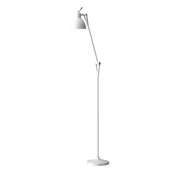 Luxy F1 Gulvlampe Hvid, blank hvidt glas - Rotaliana