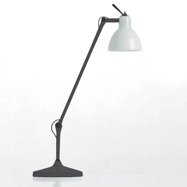 Luxy T1 Bordlampe Sort, blank hvid glas - Rotaliana