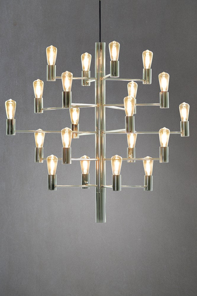 Manola Lysekrone 20 Krom E14 LED - Belid