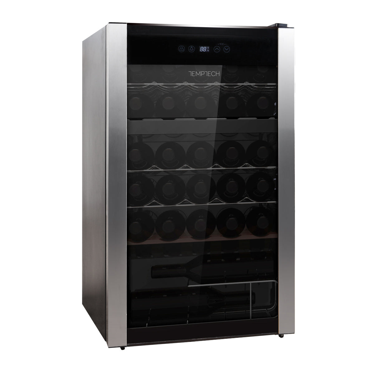 Temptech Performance PWF9500SBS Vinkøleskab, Rustfrit Stål