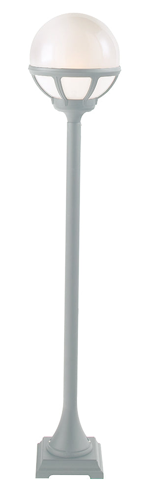 Norlys Bologna hvid opal, E27 IP54 46W 117.5CM - Udendørslampe