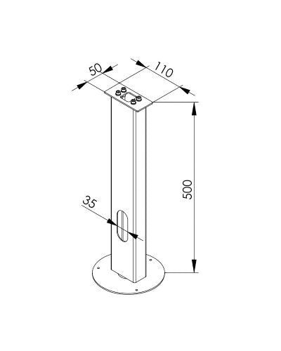Norlys Asker/Molde Markfæste - til nedgravning i jord
