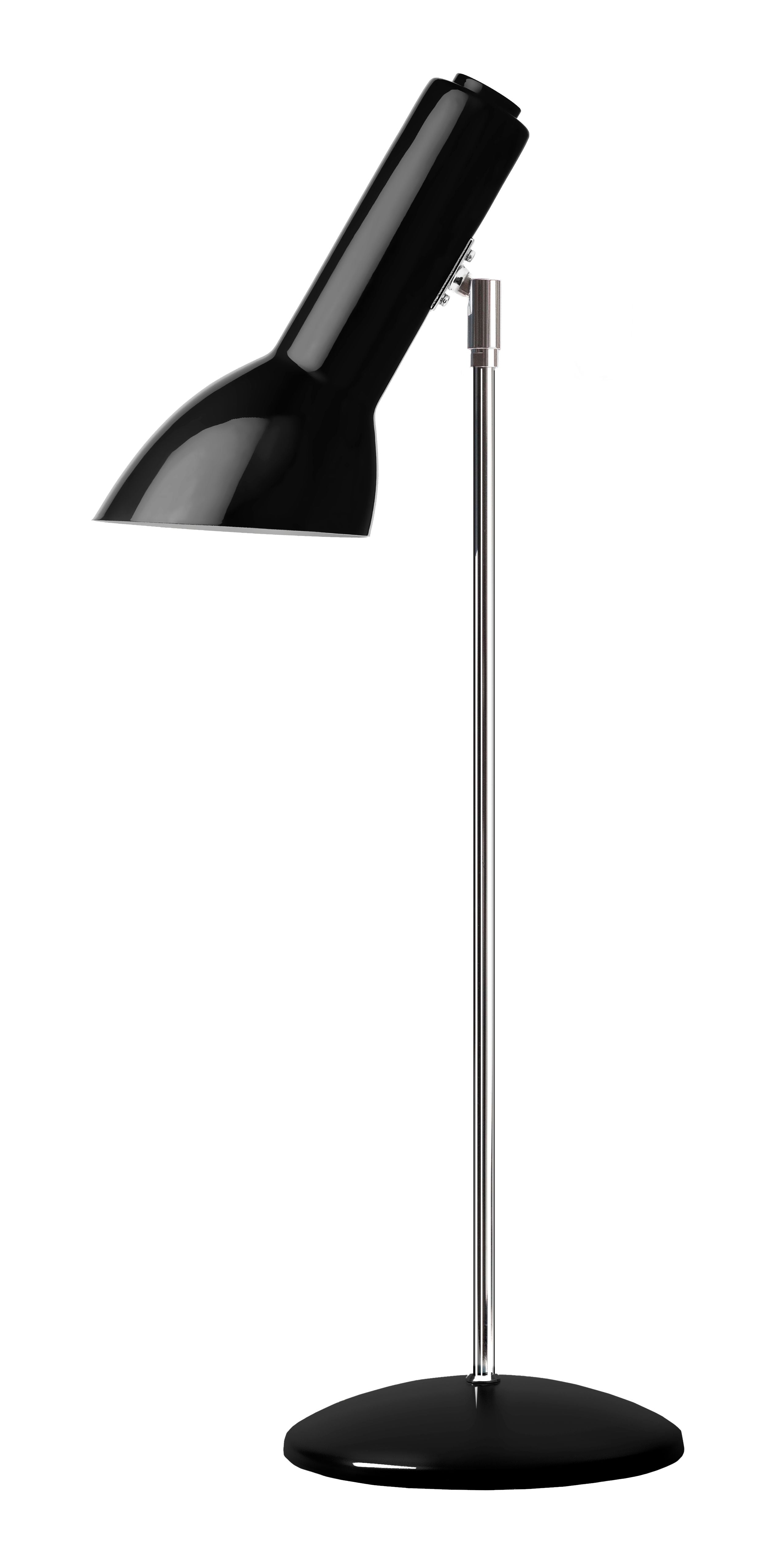 Oblique Blank Sort/Krom - Bordlampe