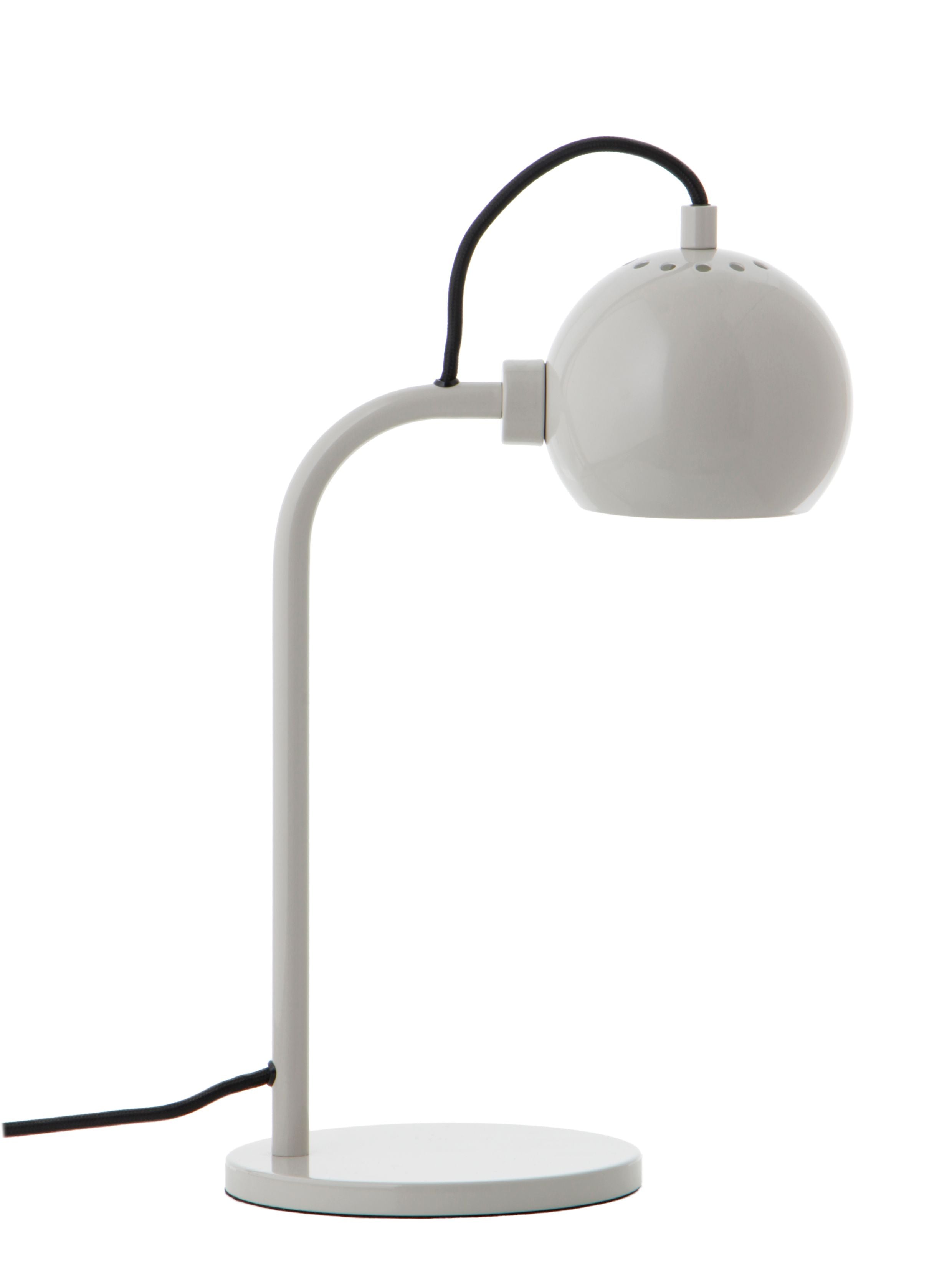 Frandsen - Ball Bordlampe Ø12 - Blank Lysegrå