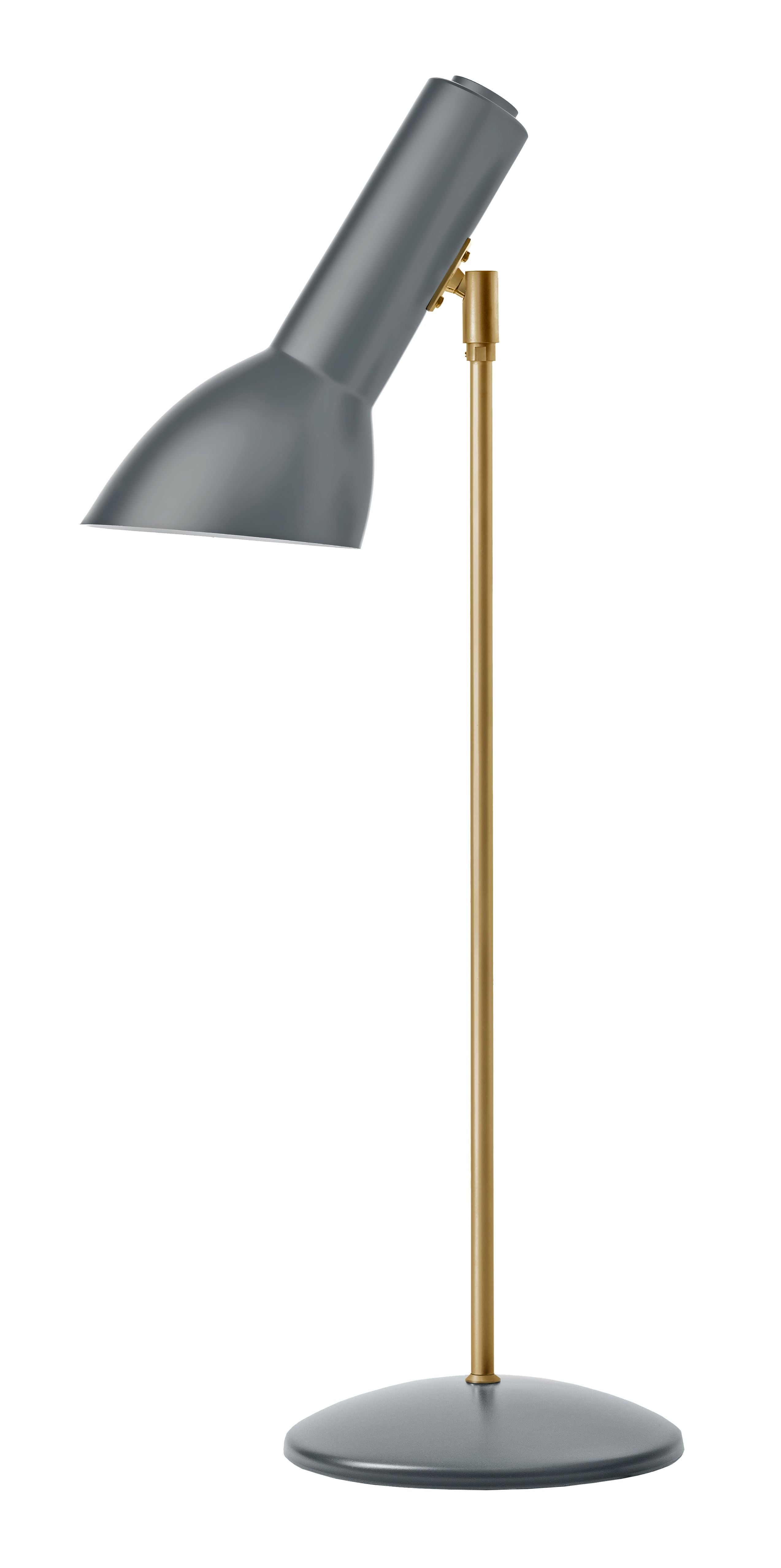 Oblique Flintgrå/Messing - Bordlampe billede 4