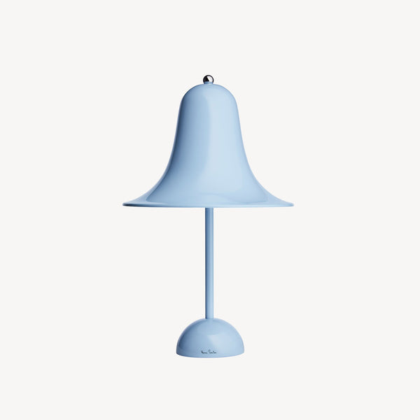 Pantop bordlampe i lys blå fra Verpan