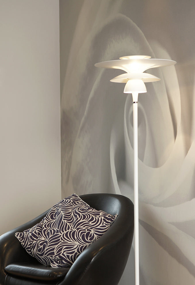 Picasso Gulvlampe Mat hvid Ø50 H1490 G9 LED