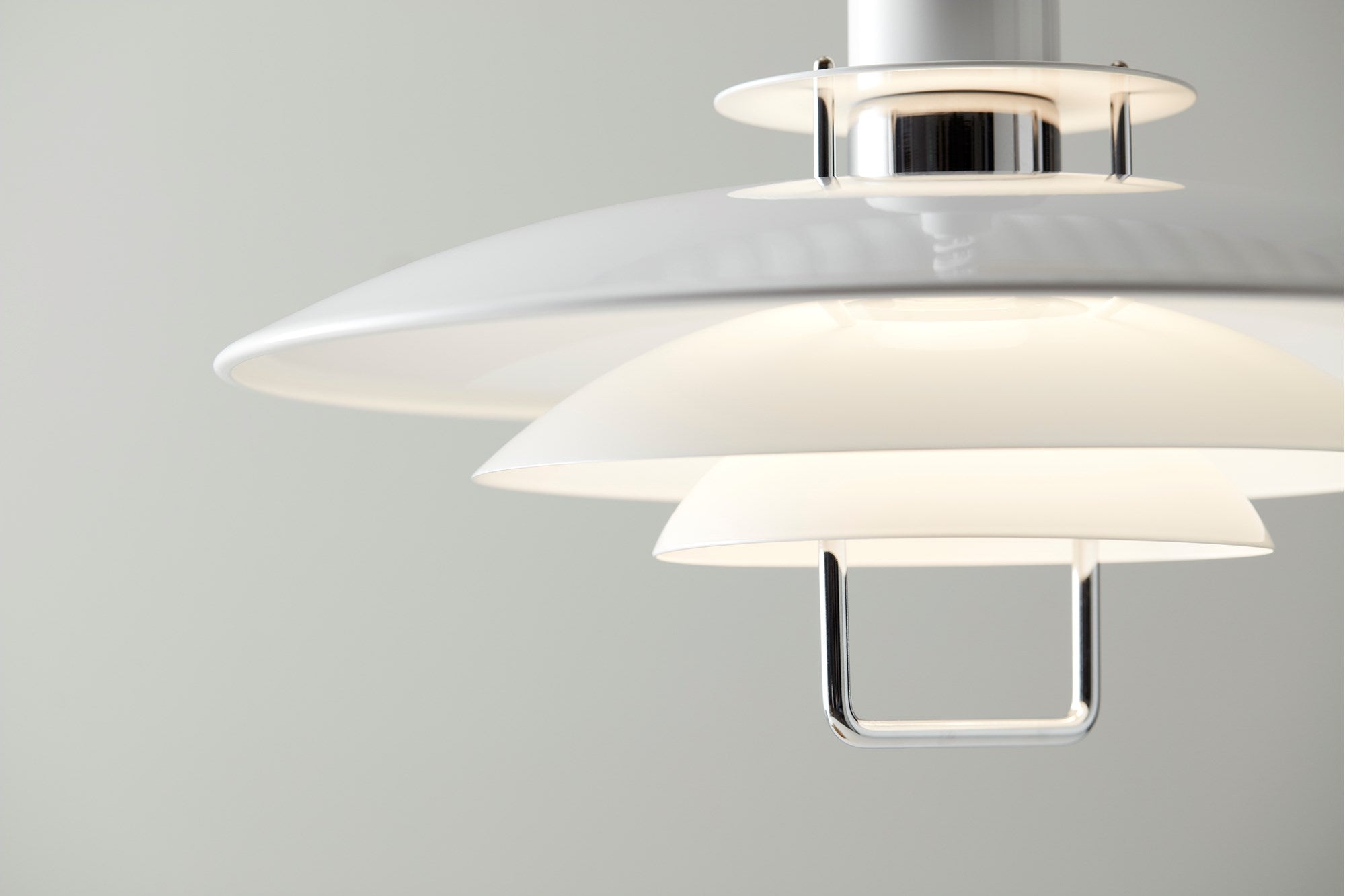 Primus Pendel Hvid og krom Ø43