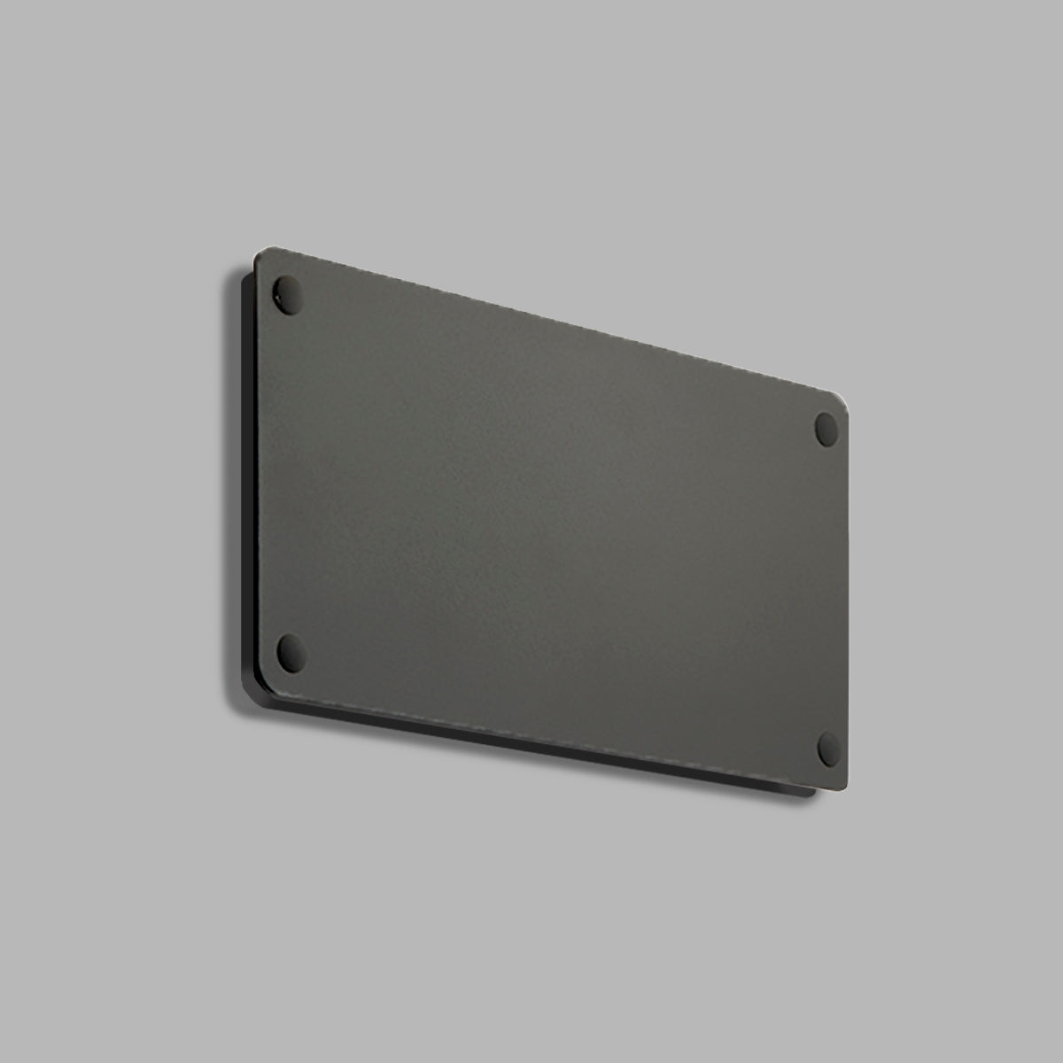 Rørhat Nameplate Sort - Navneplade