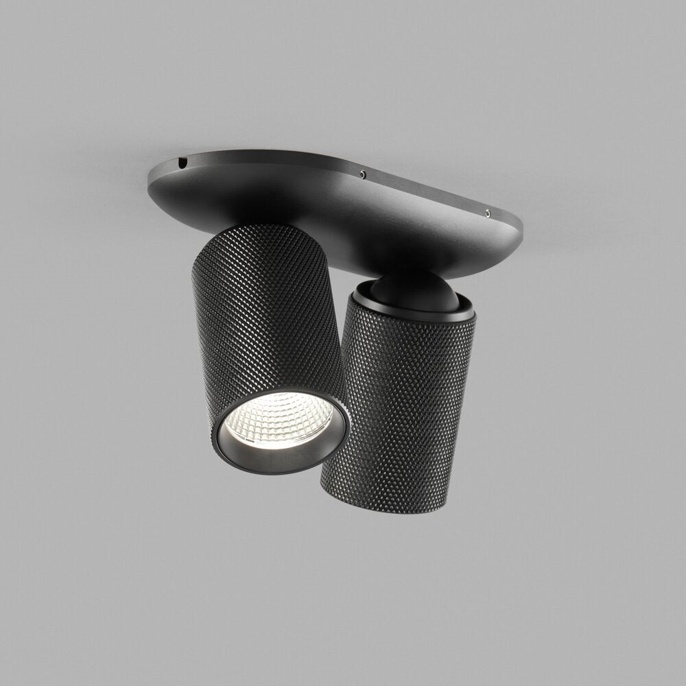 Raw 2 Spotlampe 3000K Carbon Sort - Light-Point