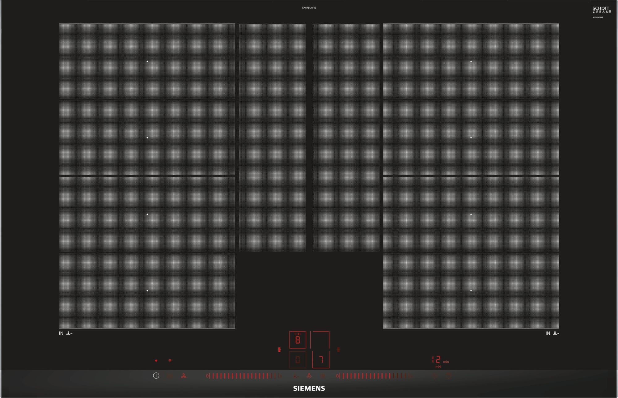 Siemens EX875LYV1E Induktionskogeplade