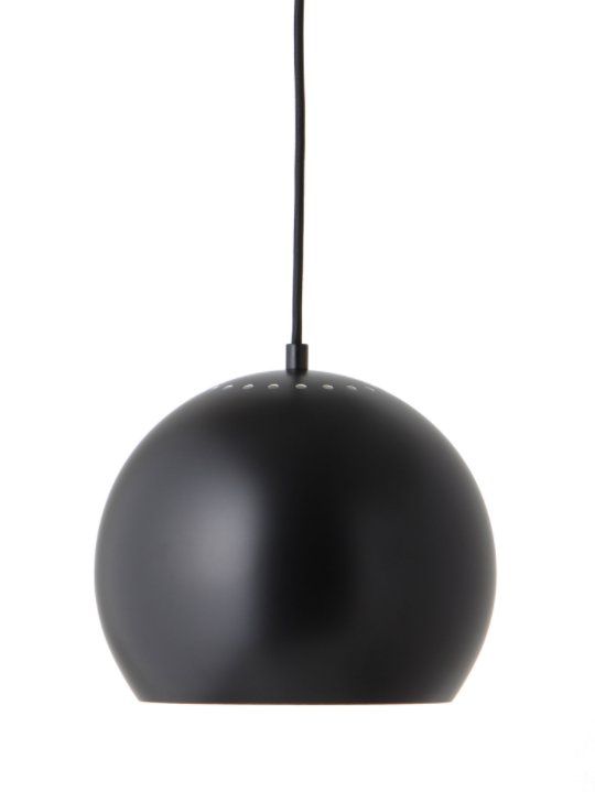 Frandsen - Ball Glas Pendel Ø25 - Matt Sort
