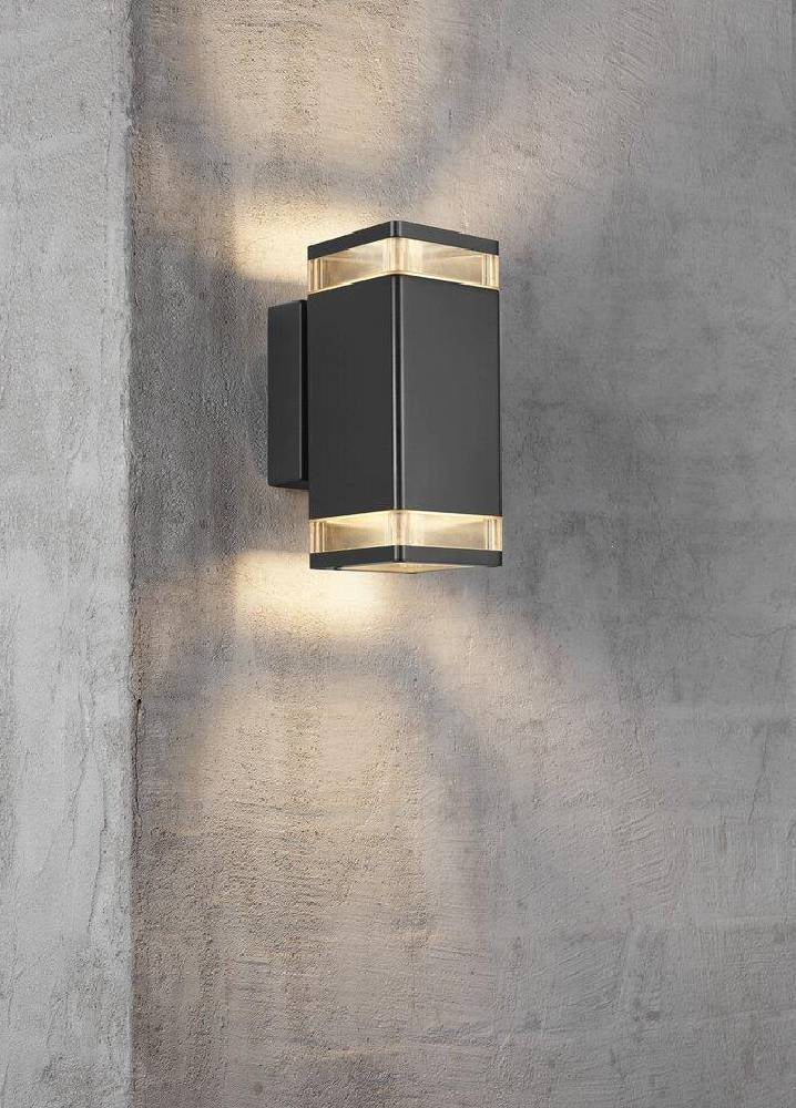 Nordlux - ELM Dobbelt Væglampe GU10, Sort