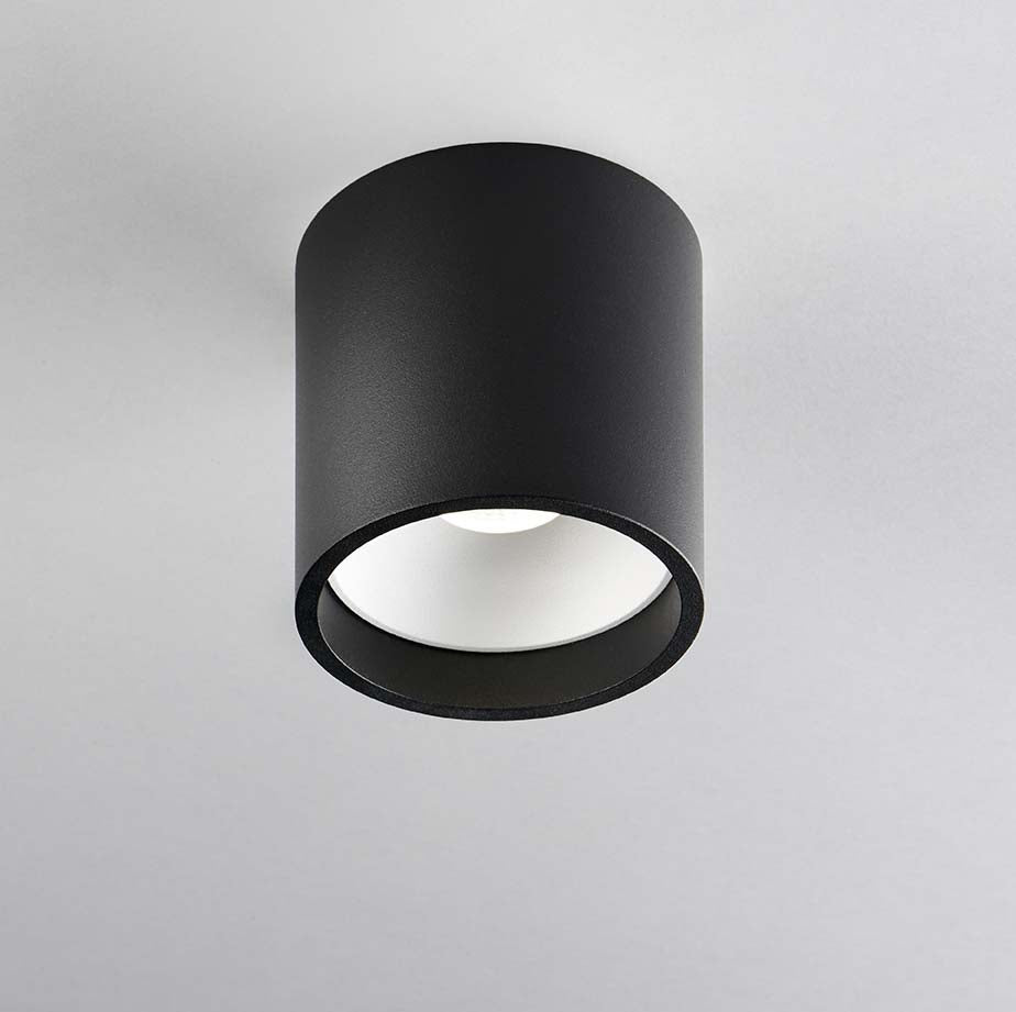 SOLO 2 ROUND BLACK/WHITE LED 3000K