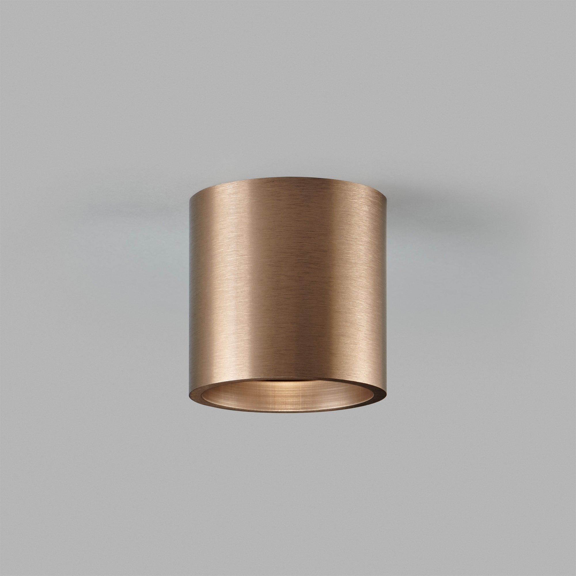 Solo Round Rose Gold Loftslampe