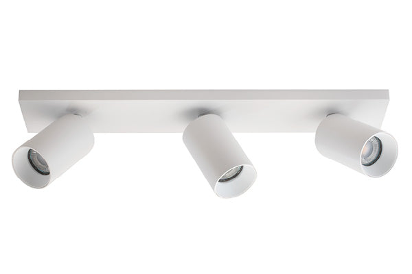 SpotOn3 GU10 Loft-vægspot Hvid Antidark