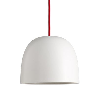 Super 215 Pendel opal glas - Rød Ledning
