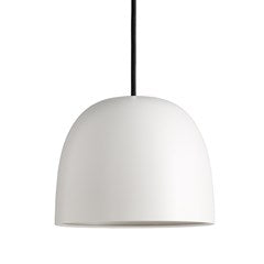 Super 215 Pendel opal glas - Sort Ledning