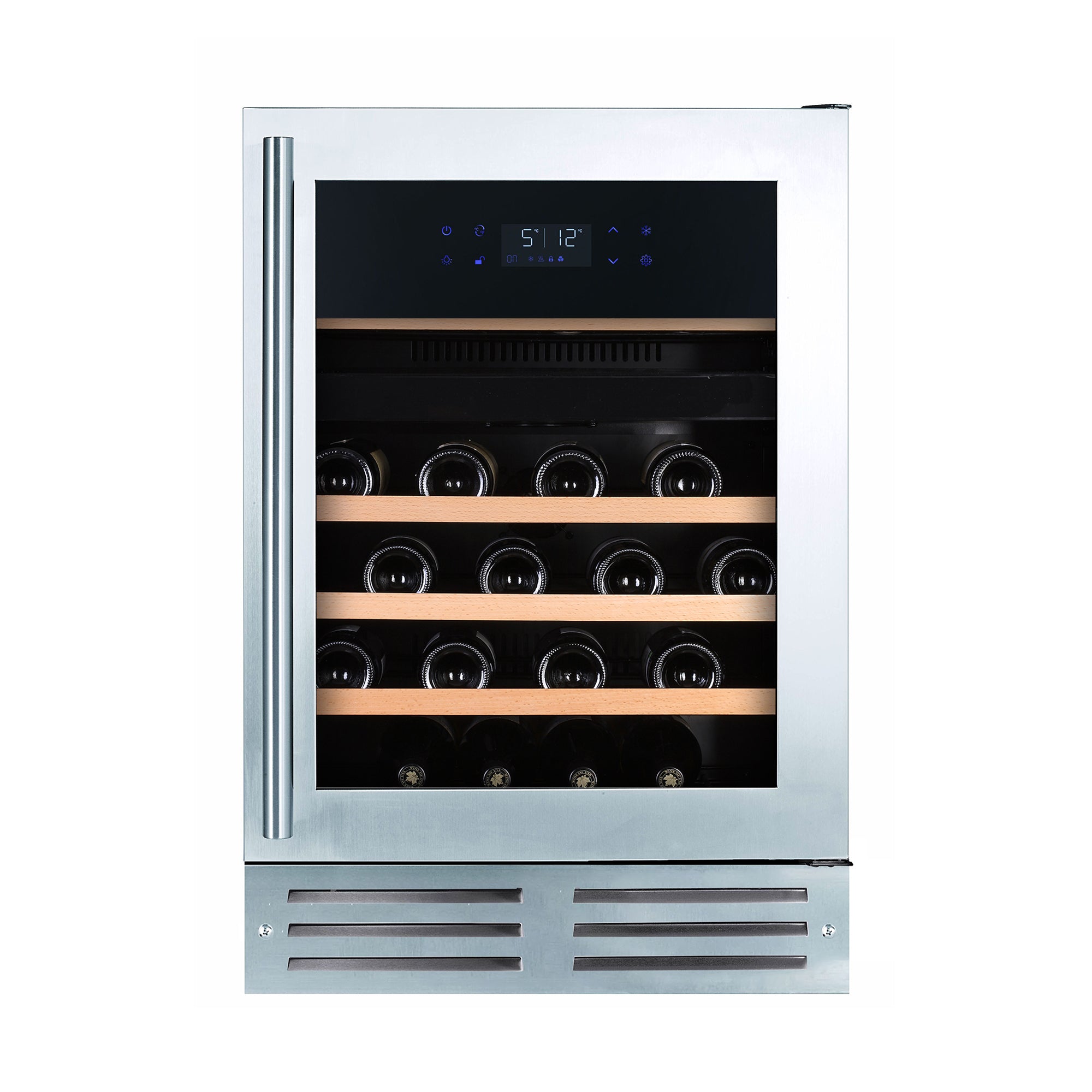 Temptech Elegance EX60DX Vinkøleskab, Rustfrit Stål