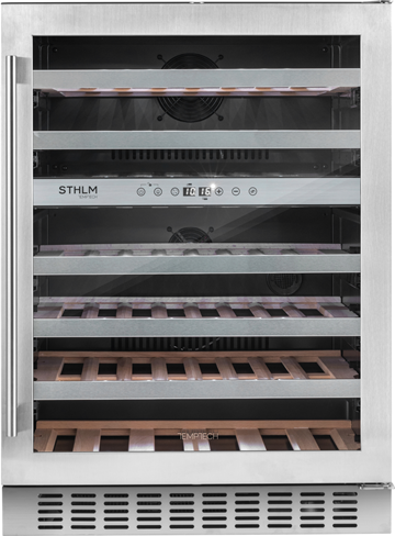 Temptech STHLM STX60DS - Fritstående vinkøleskab
