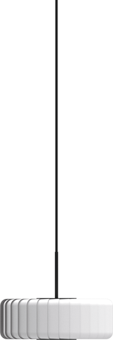 TR36 PC, Nonwoven White Ø42 Pendel - Tom Rossau