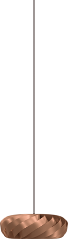 TR5 Aluminium Copper Ø40 Pendel - Tom Rossau billede 4