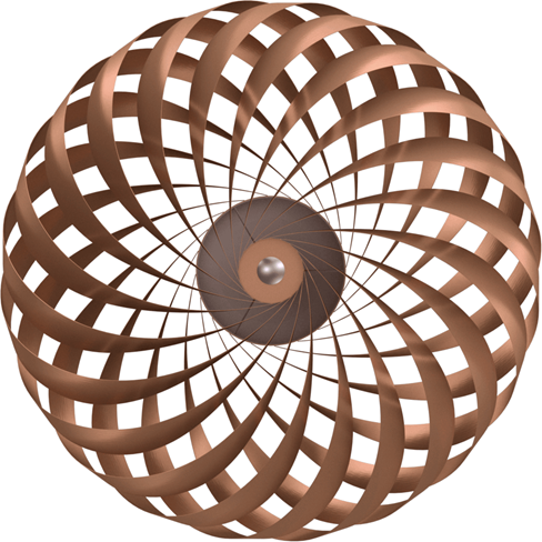 TR5 Aluminium Copper Ø60 Væglampe - Tom Rossau