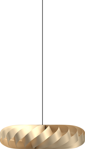 TR5 Aluminium Gold Ø80 Pendel - Tom Rossau