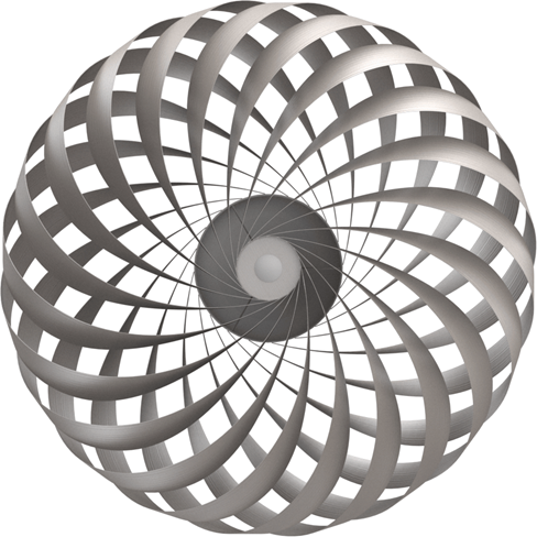 TR5 Aluminium Silver Ø60 Væglampe - Tom Rossau