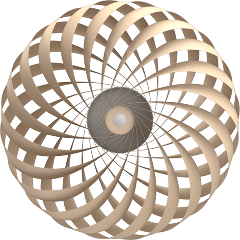 TR5 Birch Nature Ø60 Væglampe - Tom Rossau