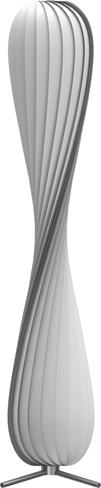 TR7 Plastic White H148 Gulvlampe - Tom Rossau