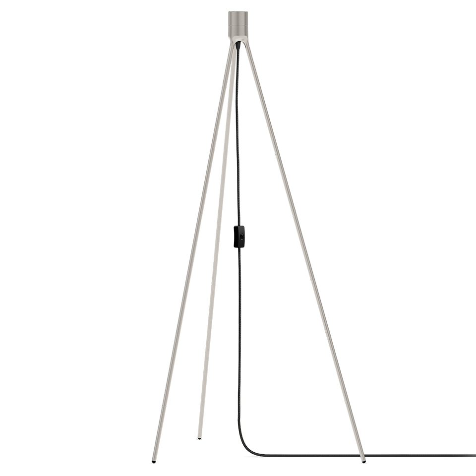 Tripod Floor Lampestander Børstet Stål - UMAGE