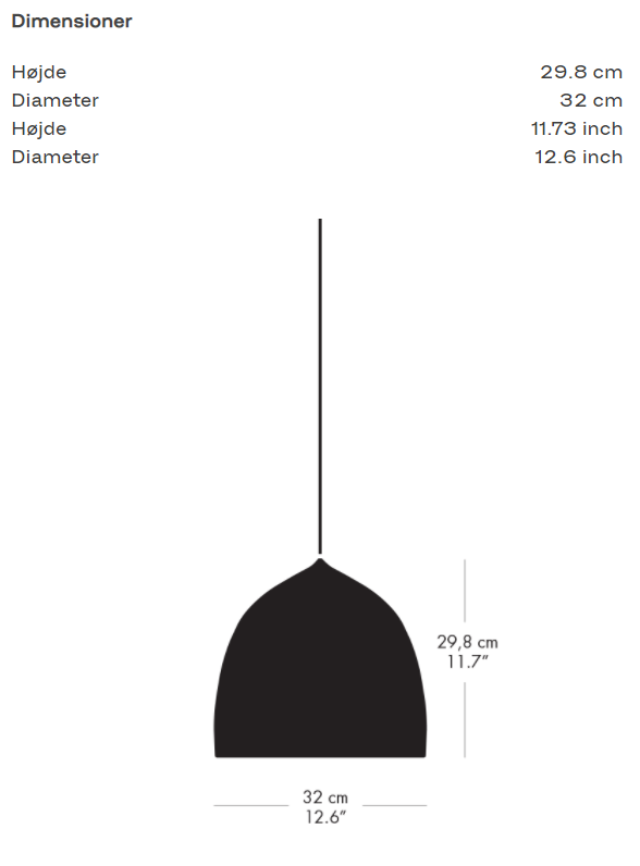Suspence™ P2 Pendel, Lys Grå