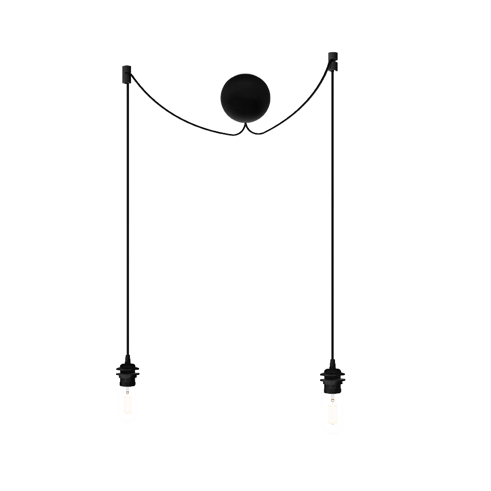 UMAGE Cannonball Cluster 2 Ø12 Sort - Ophæng