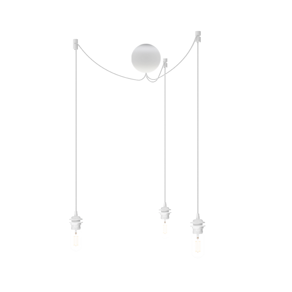 UMAGE Cannonball Cluster 3 Ø12 Hvid - Ophæng