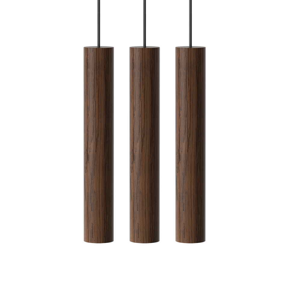 UMAGE Chimes Cluster 3 Ø3,4 Mørk Egetræ - Pendel