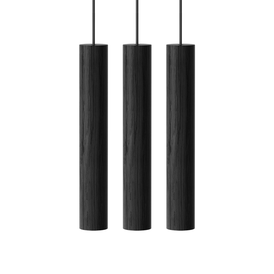 UMAGE Chimes Cluster 3 Ø3,4 Sort Egetræ - Pendel