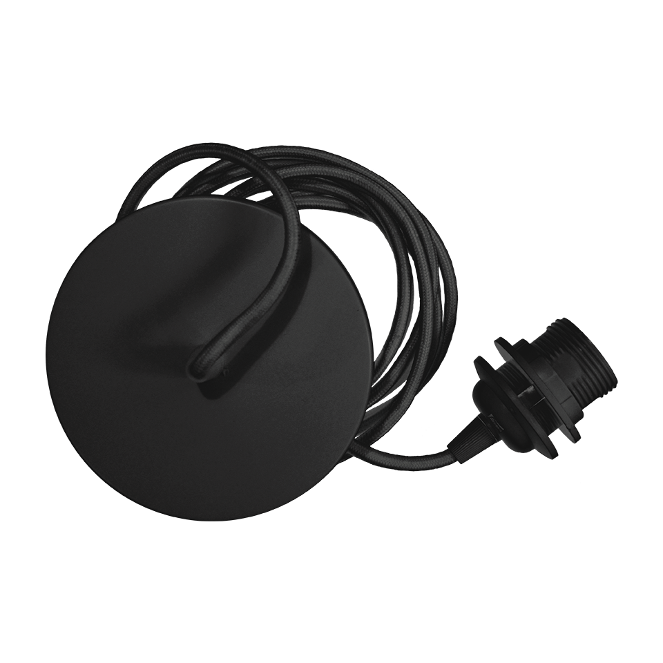 UMAGE Rosette Ø14 Sort - Ophæng til pendel