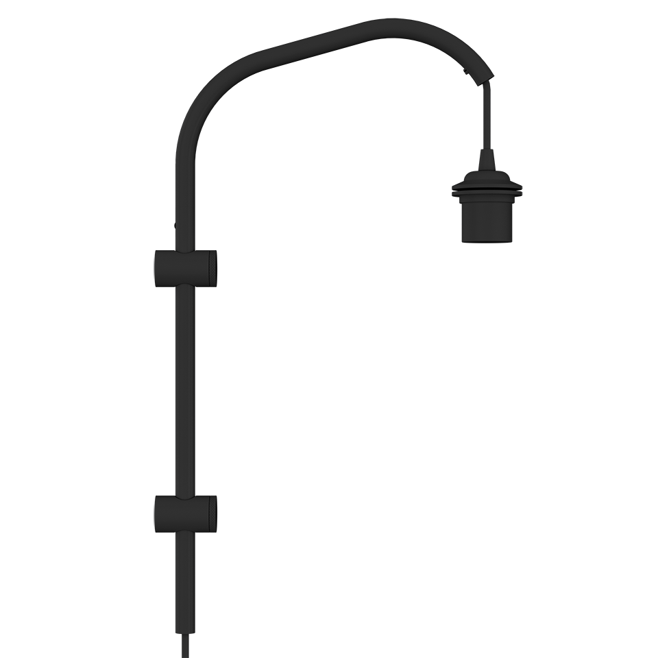 UMAGE Willow Mini Sort - Væghængt Lampestander