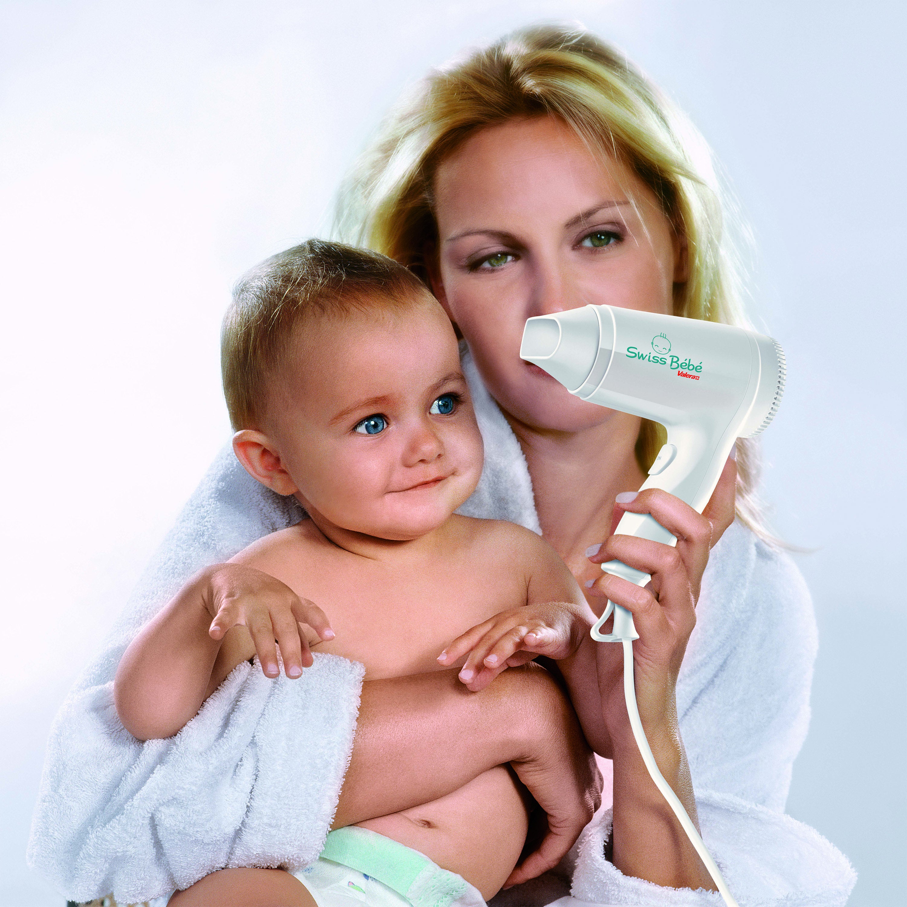 Valera Hårtørrer - Swiss Bébé - Hvid