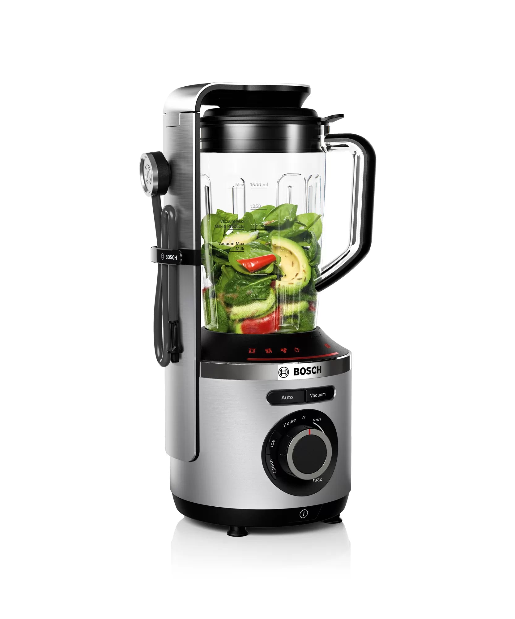Bosch VitaMaxx 1000 W sølv MMBV620M Vakuumblender