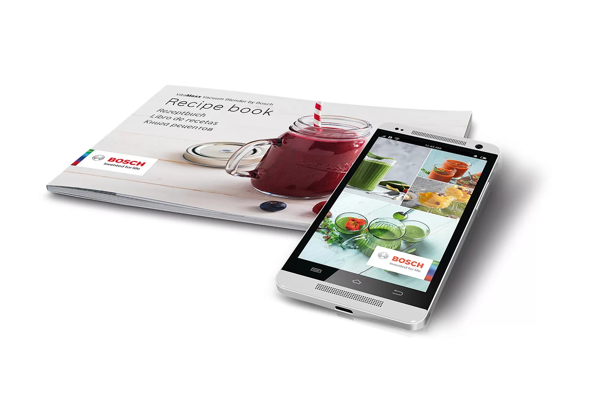 Bosch VitaMaxx 1000 W sølv MMBV620M Vakuumblender