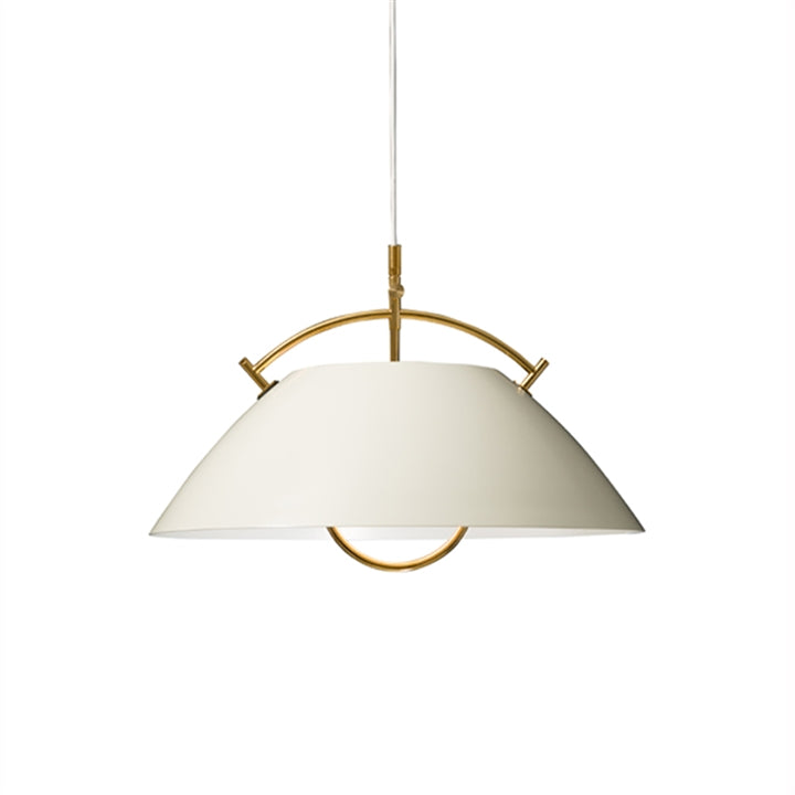 Wegner Hejsependel Hvid Ø51 - 24 karat guld - Pandul