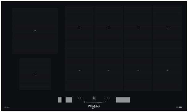 Whirlpool SMP 9010 C/NE/IXL - Induktionskogeplade